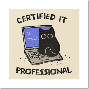 Certified IT Professional Posters and Art